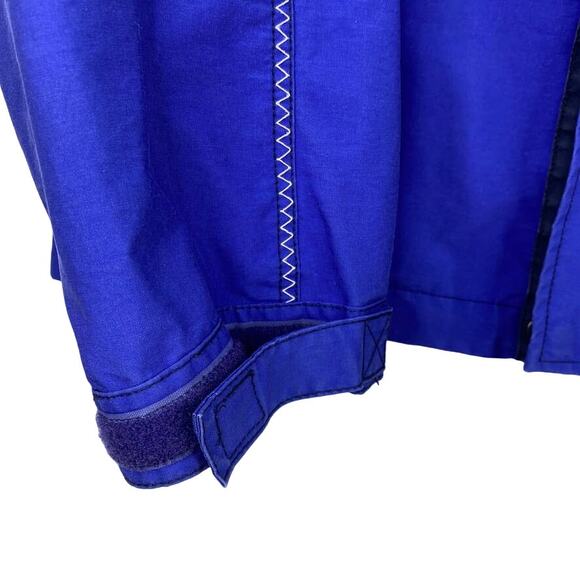 Vintage 90s Tommy Hilfiger Regatta Sailing Jacket Blue Hooded Windbreaker Mens S - Picture 7 of 11